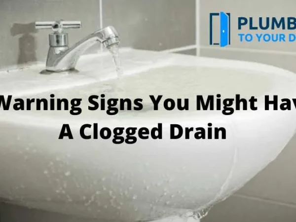 Clogged drain signs